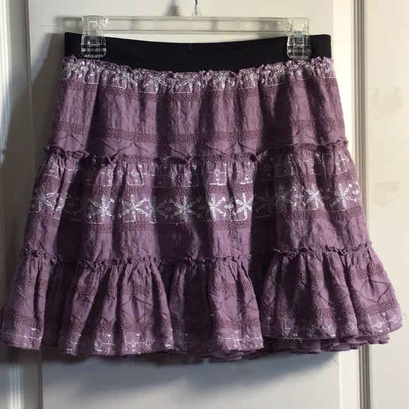 Free People Dresses & Skirts - Lilac, free people, mini skirt, Preloved, 100% cotton size small